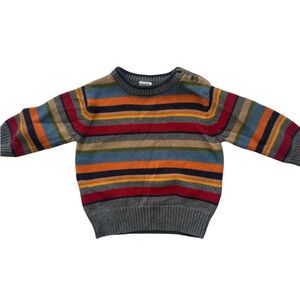 Vintage Gymboree Colorful Striped Knit Sweater